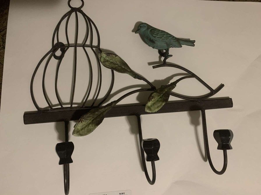 Bird Decor Hanging Rack