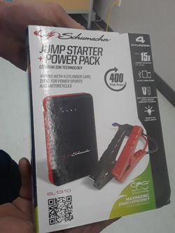 Schumacher jump starter power pack