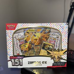 Pokemon TCG “151” Zapdos EX Collection Box