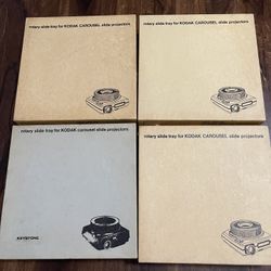 Kodak 80 Slide Projector Trays - With Original Boxes.