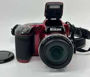 Nikon CoolPix L840 Digital Camera Purple 16mp and 38x Optical Zoom Preowned
