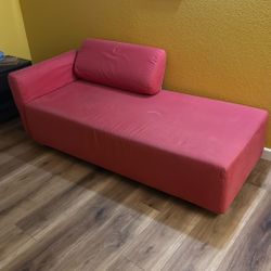 Red Chaise Couch