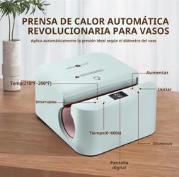 Prensas de sublimacion para vasos y cover de telefonos