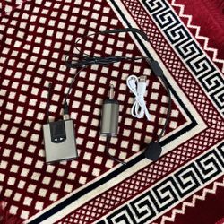 Wireless Lavalier Microphone System with Headset/Lapel Mics rechargeable 