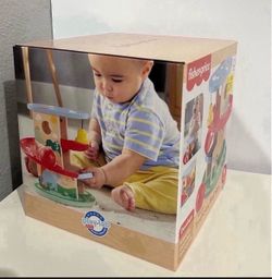 Fisher-Price Wooden Treehouse Ball Run baby and toddler toy
