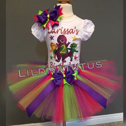 Barney tutu set