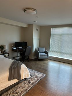 Loring Wood Writing Desk with Drawers and Charging Station - Threshold™