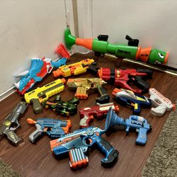 Guns Toys With Batteries 5$-7$ For Each 