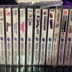 Sega Saturn Games - Individually Priced