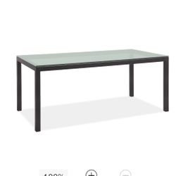 Contemporary Glass Table-Desk