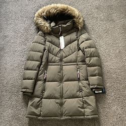 Tommy Hilfiger Puffer Fur Jacket
