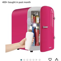 New! Mini Refrigerator for Food, Skin care, Makeup, Cooler and Warmer
