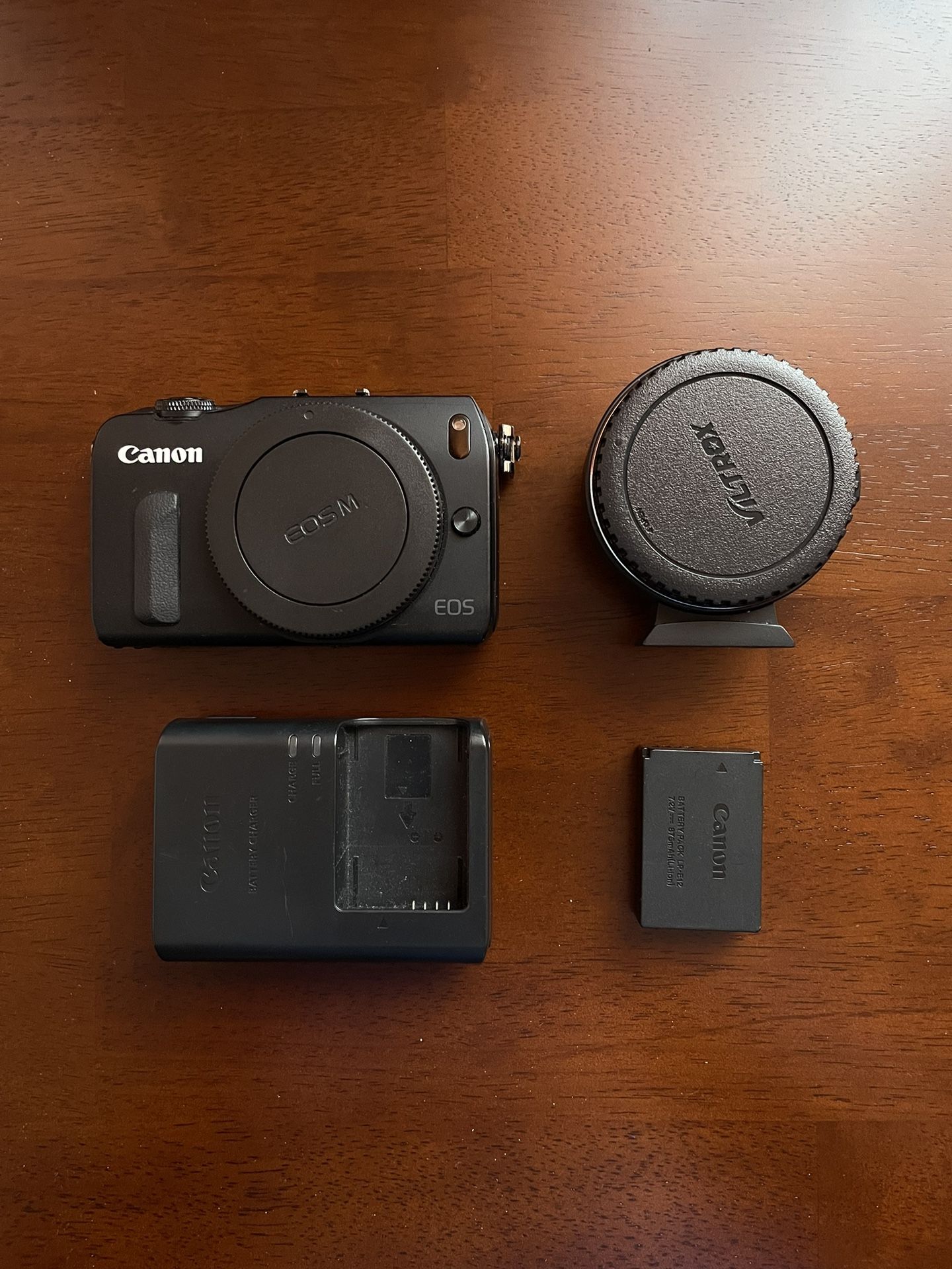 Canon Digital Camera + Viltrox EF-EOS M Adapter