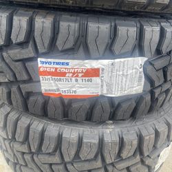 Toyo R/T 33x12.50r17 ( Set of 4 ) 