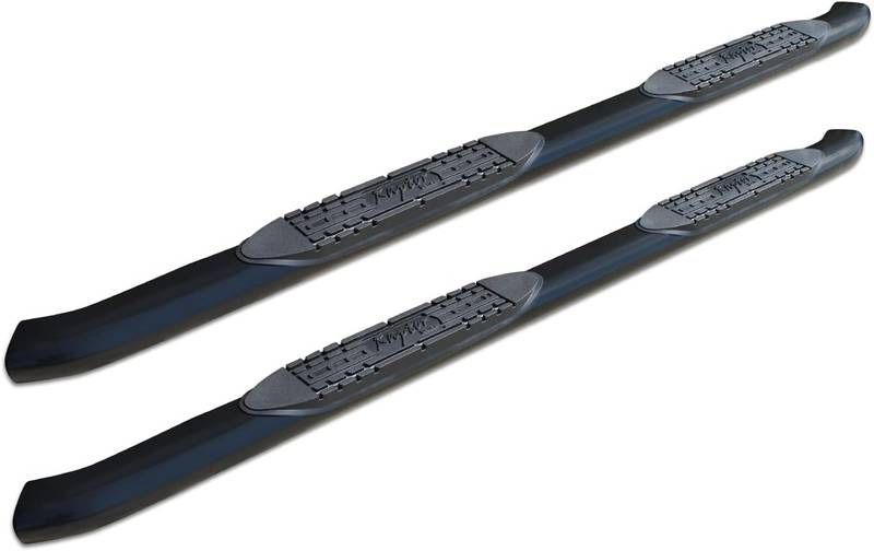 5" OE Style Curved Black Oval Steps