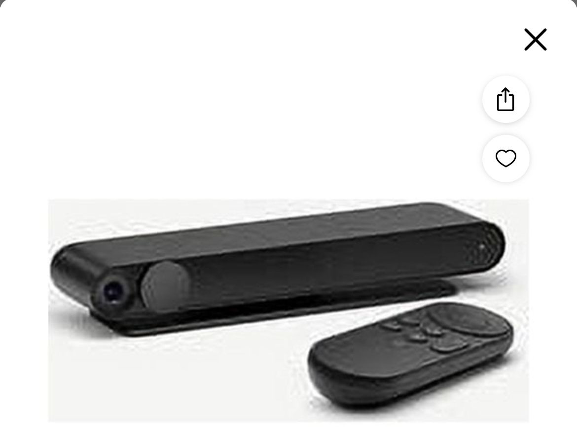 Facebook Portal TV - Smart Video Calling on Your TV with Alexa - Black, New In Box