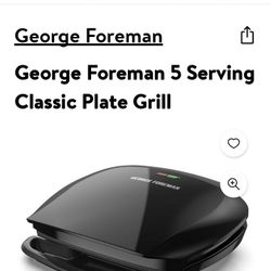 Used GEORGE FOREMAM 5 Servings.
