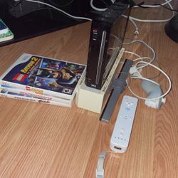 Wii with games 