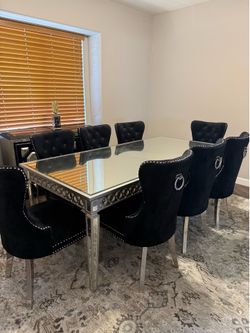 Z Gallerie Sophie mirror dining table