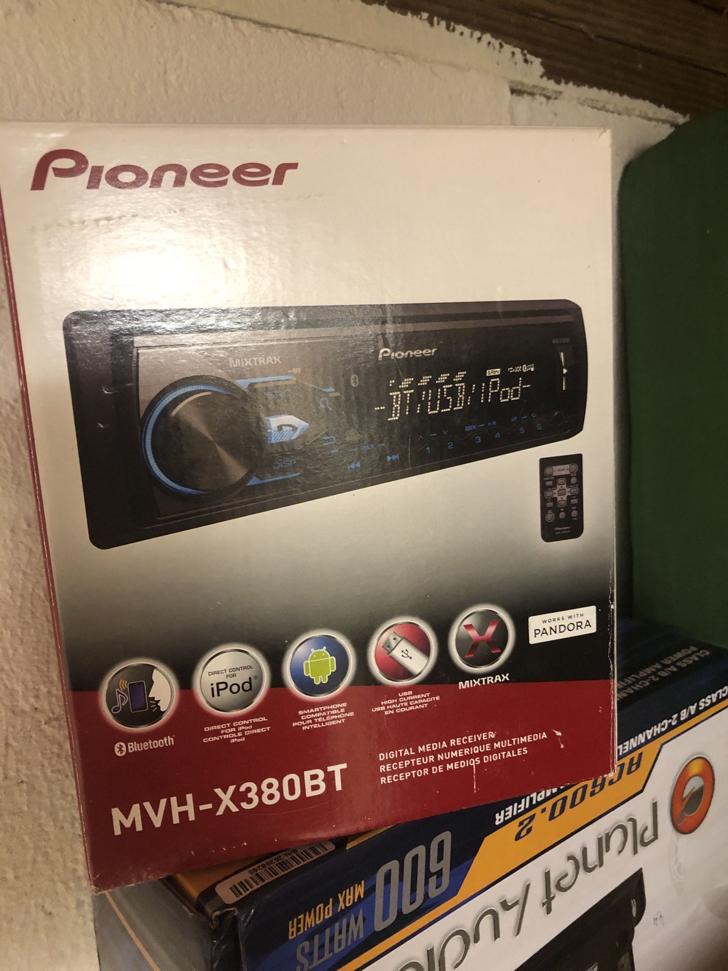 Pioneer MVH-X380BT Digital Media Receiver 