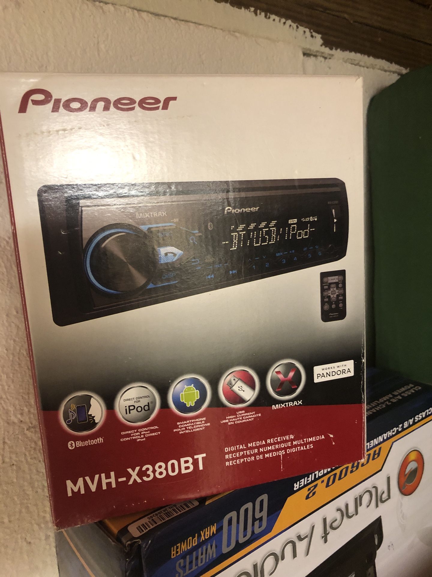 Pioneer MVH-X380BT Digital Media Receiver