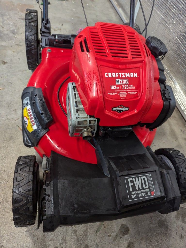 Excellent Working Craftsman M230 7.25HP 163CC Front Self Propelled