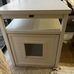 Large Litter Box Enclosure & End Table 