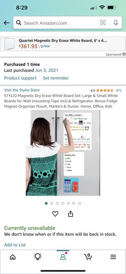 Magnetic Dry Erase Board Set