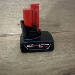 Milwaukee M12 3.0ah Battery (new)