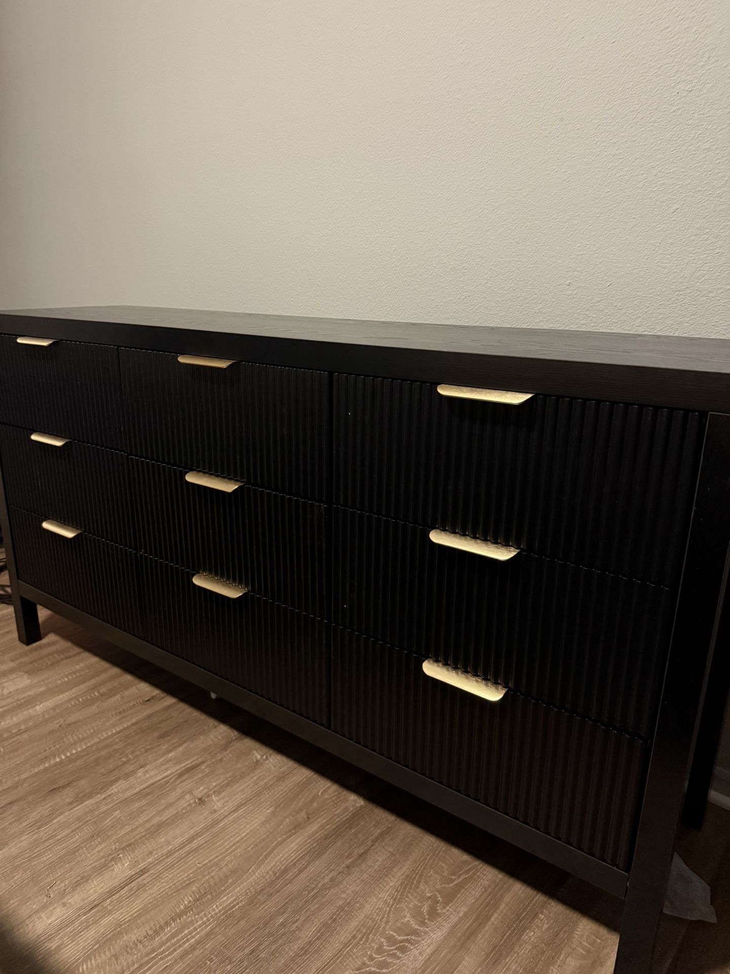 9 Black Drawer Dresser