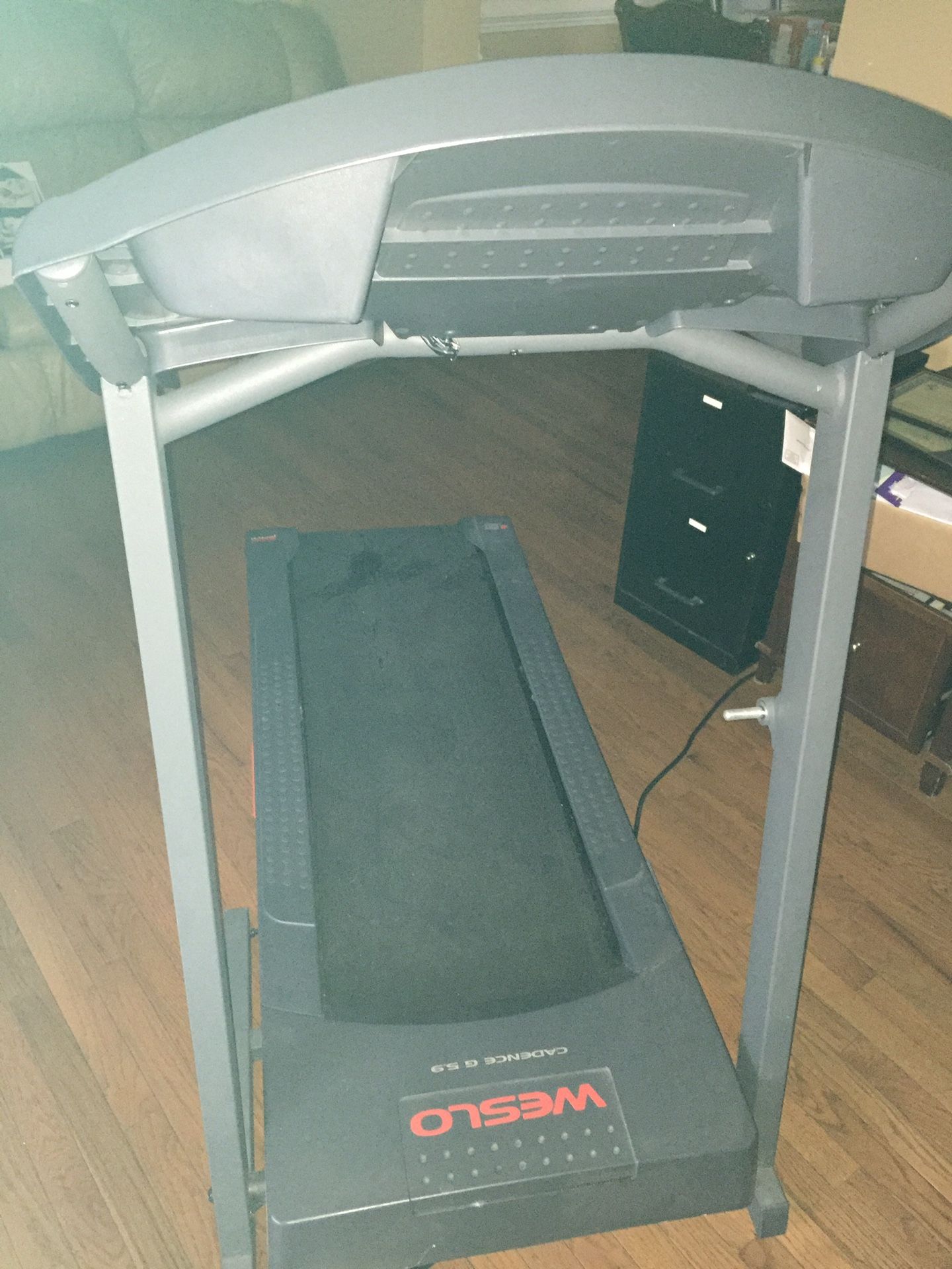 Weslo treadmill workout
