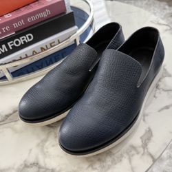 Giorgio Armani Men’s Leather Slip-On Sneakers – Size 9