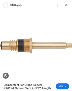 Shower stem hot/cold