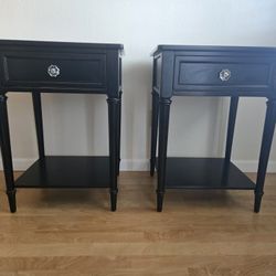 2 Crate & Barrel Nighttables