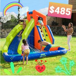 New Inflatable Kiddy Water Slide With Blower & Bag