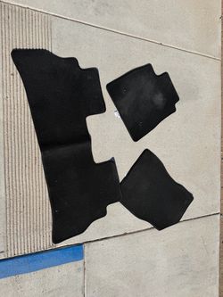 Black Carpet Car Floor Mats Set