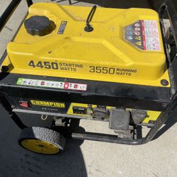 Champion 4450 Staring Watts 3550 Running Watts 224cc