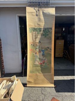 Antique Chinese scroll 19th to early 20th century