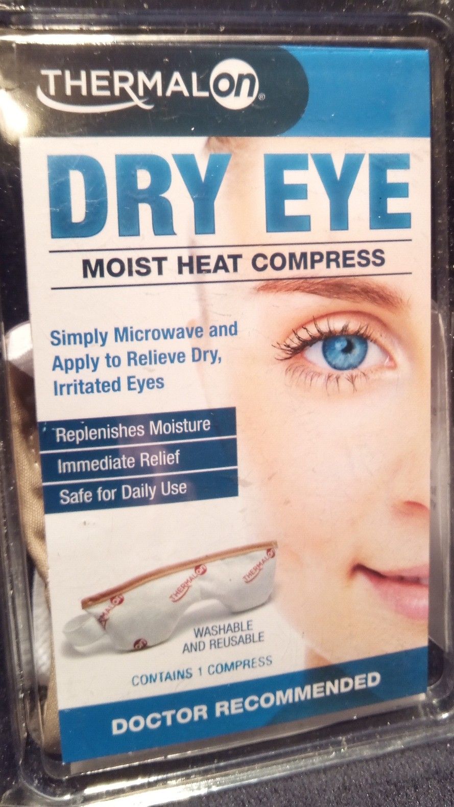 New, Dry Eye Moist Heat Compress ( Washable And Reusable)