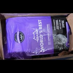 World's Best Cat Litter Clumping Lavender 28Lbs.
Brand New 