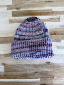 Vintage colorful, beanie hat