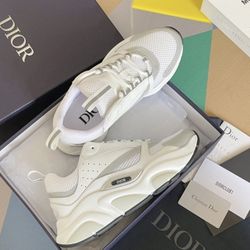 White Christian Dior B22 Sneakers All Sizes