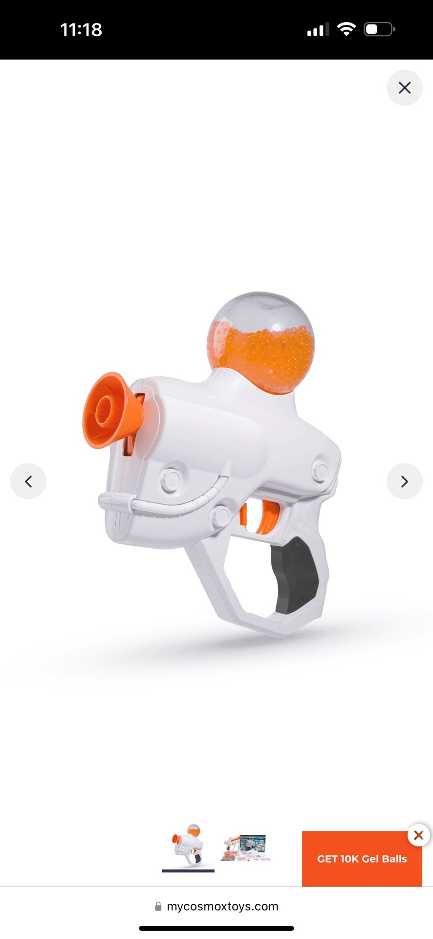 AQUANAUT Galaxy Gel Blaster (DIY White)