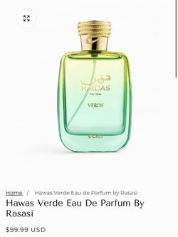 Rasasi Hawas Verde Eau de Parfum for Him