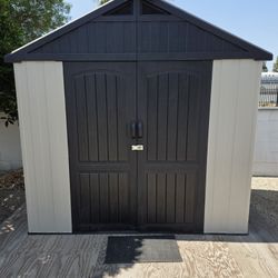 PATIOWELL  6'x8' PLASTIC RESIN SHED 