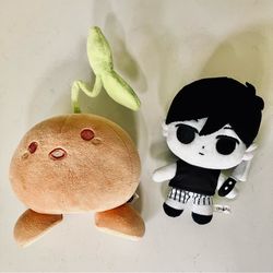 OMORI & Sprout Mole Plushies (Like New)