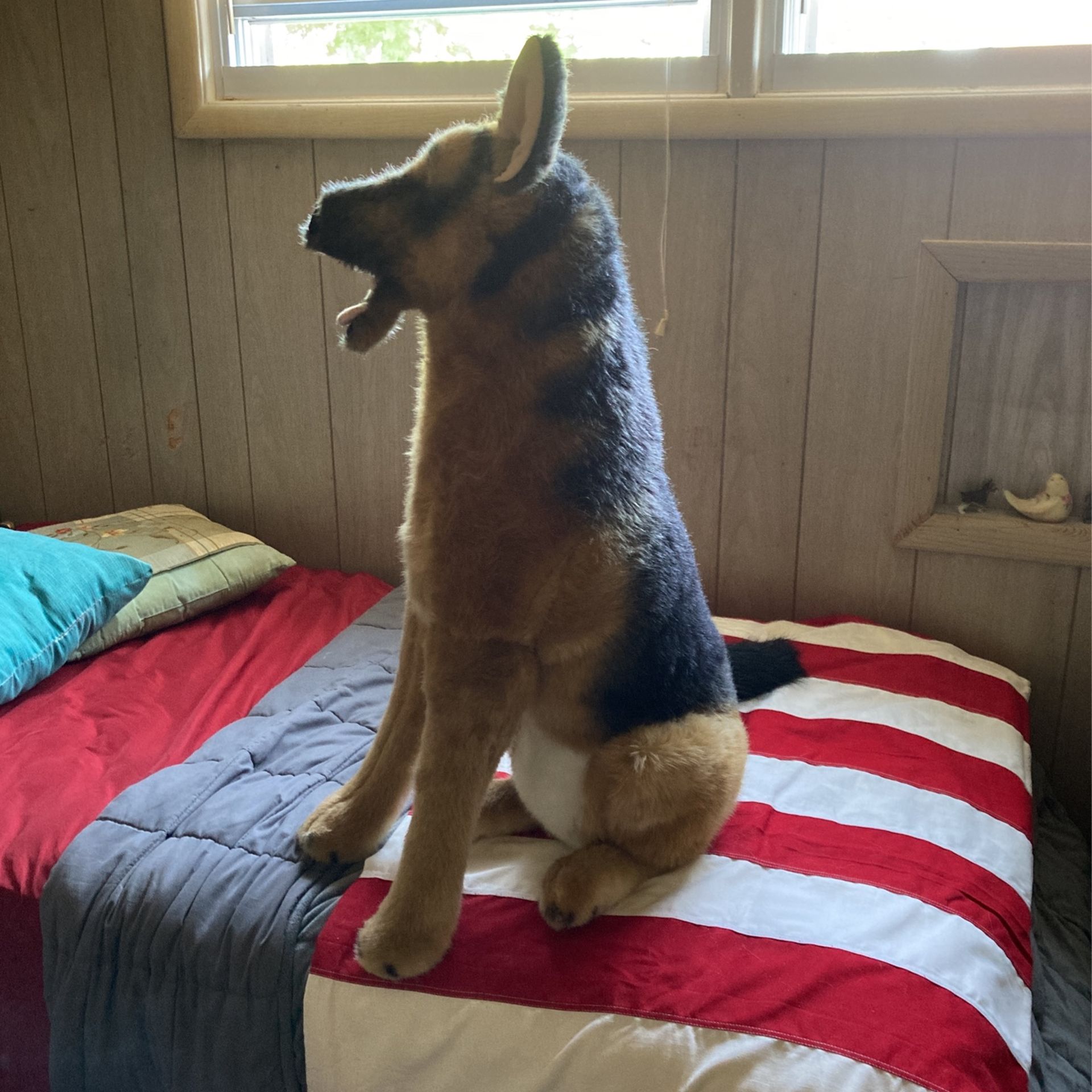 Stuffed German Shepard Dog