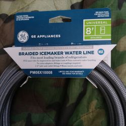 8' GE Braided Water Line 