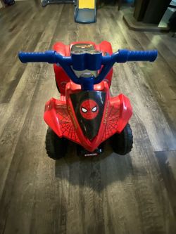 Spider-Man toy ride, color red for age 1-3