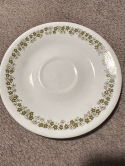 Corelle Crazy Daisy saucer plates 4 pcs
